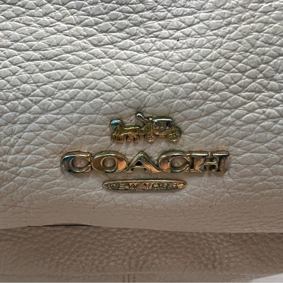 Coach White Pebble Leather Mini Charlie Backpack F30550 Small Bag Mini main image 10
